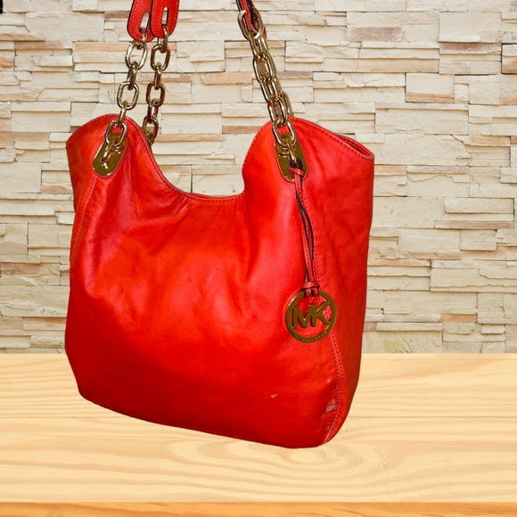 Michael Kors Lillie Shoulder Bag - Mandarin - Picture 4 of 11